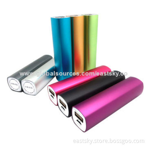Universal aluminum power bank charger, portable and fashionable designNew
